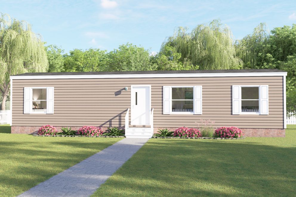 The Tulip Single Wide home by TRU HOMES for sale at Gulf South Homes in Houma, Louisiana